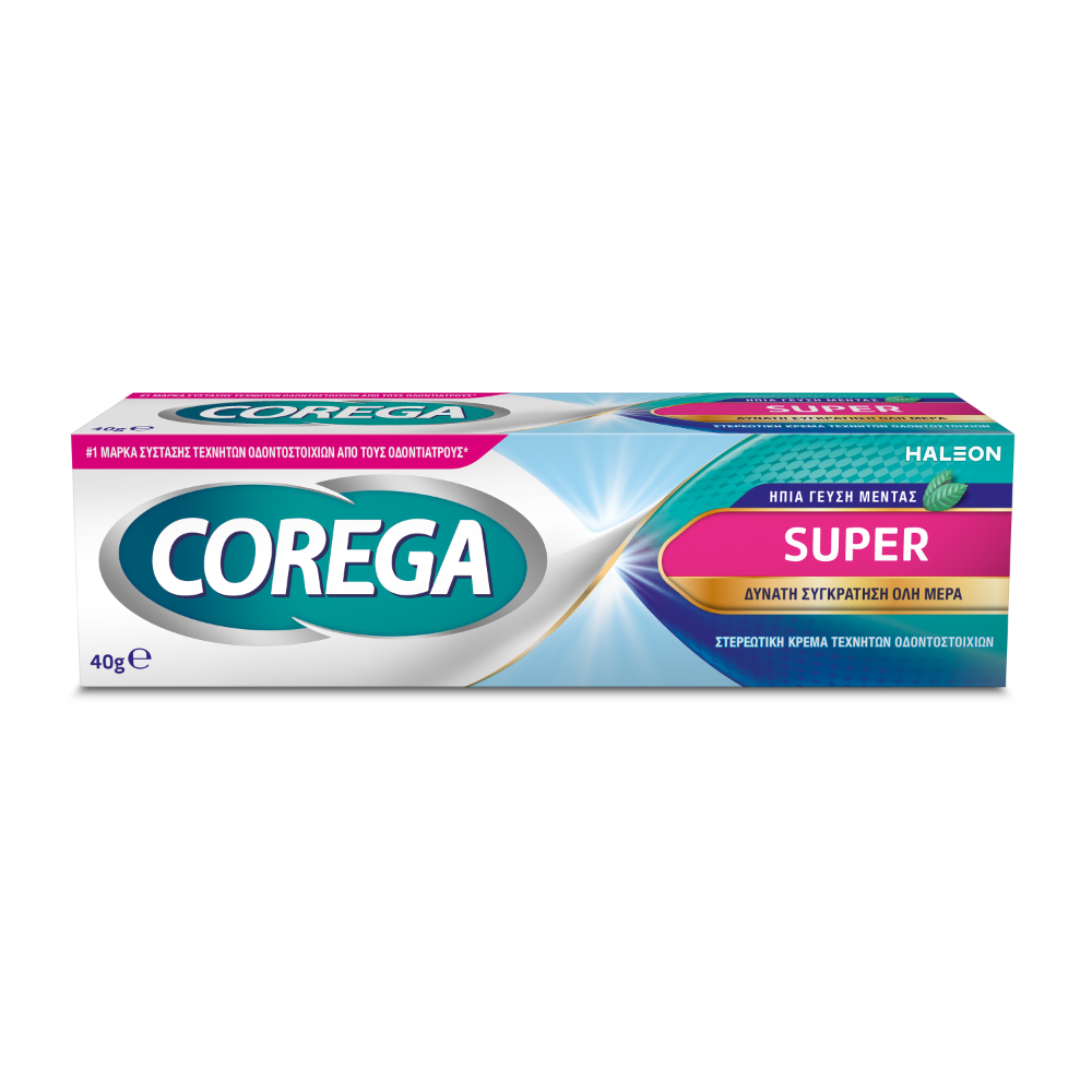 COREGA - SUPER Στερεωτική Κρέμα Οδοντοστοιχιών - 40gr